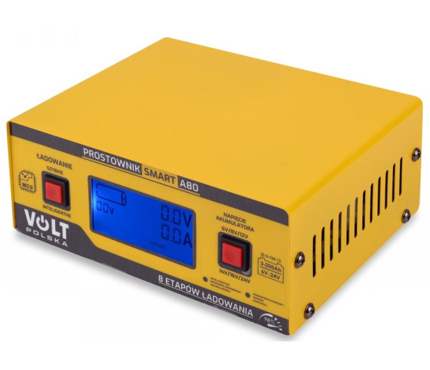 VOLT Prostownik akumulatorowy SMART 6V/12V/24V 15A A80 - 1107483 - zdjęcie 2